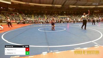 46 lbs Round Of 16 - Easton Aguirre, Woodward vs Jackson Gibbens, Pirate Wrestling Club