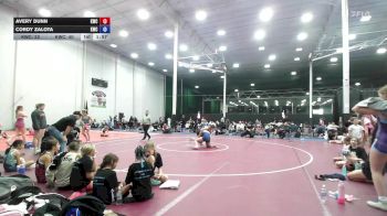 132 lbs Rr Rnd 8 - Avery Dunn, Kraken Black - Girls vs Cordy Zalota, Kraken Blue - Girls