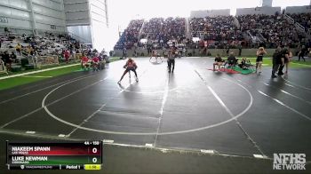 150 lbs Quarterfinal - Niakeem Spann, Las Vegas vs Luke Newman, Coronado