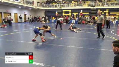 74 lbs Quarterfinal - Ivan Felix, Felix Wrestling Acad. vs Logan Buck, Rambler WC