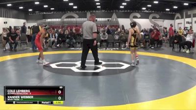 85 lbs 2nd Wrestleback (8 Team) - Xander Webber, Beast Mode vs Cole Lemberg, Olympia/Demolition