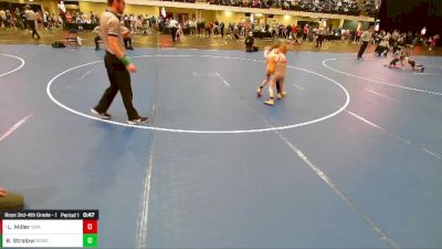 Boys 3rd-4th Grade - 53 Quarters - Liam Miller, Sebolt Wrestling Academy vs Braxton Stralow, Big Game Wrestling Club