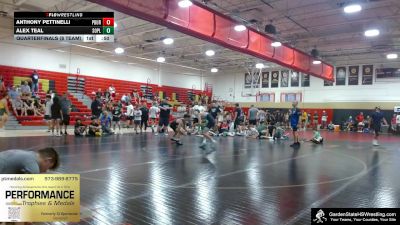 High School - 132 lbs Quarterfinals (8 Team) - Anthony Pettinelli, Phillipsburg vs Alex Teal, South Plainfield