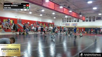 High School - 132 lbs Quarterfinals (8 Team) - Anthony Pettinelli, Phillipsburg vs Alex Teal, South Plainfield
