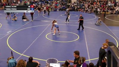 126 lbs Semifinal - Jezell Allen, Niagara Wheatfield vs Emma Penna, Lockport