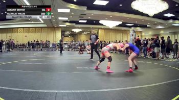 101 lbs Quarterfinal - Alyaah Bravo, Titan Mercury WC vs Scarlet Hillis, Cardinal WC