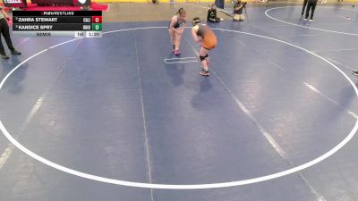 Junior Girls - 125 lbs Semis - Zahra Stewart, California vs Kandice Spry, Ohio