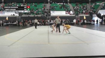 6A 106 lbs Cons. Round 3 - Rhett Crouse, Calera vs Preston Davidson, Athens