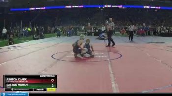 D3-112 lbs Quarterfinal - Easton Moran, Yale vs Ashton Clark, Lake Odessa Lakewood