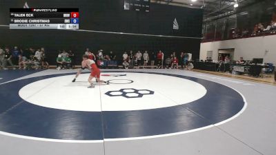 57 kg Cons. Rd Of 32 - Talen Eck, Brunson UVRTC vs Brodie Christmas, Southeastern Wrestling Club