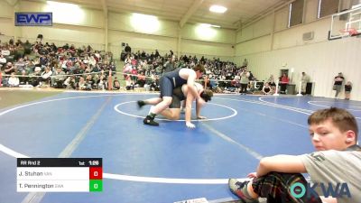 285 lbs Rr Rnd 2 - John William Stuhan, Van Buren Matdawgs vs Trever Pennington, Greenwood Wrestling Academy