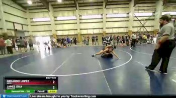 178 lbs Cons. Round 3 - Gerardo Lopez, West vs James Sika, Granger