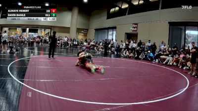 215 lbs Round 2 (6 Team) - Davin Basile, WALA vs Always Hebert, Louisiana Mud Bugs