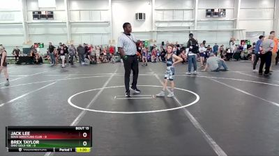 48 lbs Round 5 (6 Team) - Jack Lee, NOVA Wrestling Club vs Ezra Hill, Ohio Gold 10K