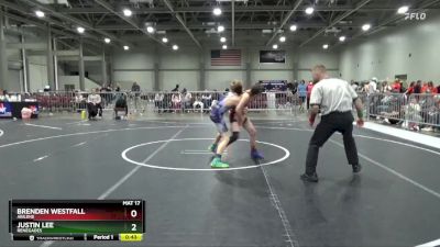 95 lbs Cons. Round 1 - Justin Lee, Renegades vs Brenden Westfall, Abilene