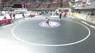 100 lbs 1st Place Match - Nathan Dornin, ASG WRESTLING vs Victor Lugo, Brawley Wrestling Academy