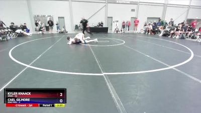 157 lbs Semis & 3rd Wb (16 Team) - Kyler Knaack, Iowa vs Cael Gilmore, Ohio Red