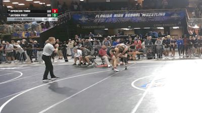 150 2A Cons. Round 2 - Spencer Timm, Lake Gibson vs Jayden Frey, River Ridge