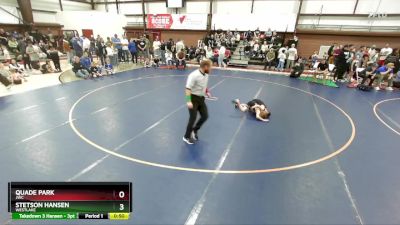 48 lbs Champ. Round 1 - Quade Park, JWC vs Stetson Hansen, Westlake