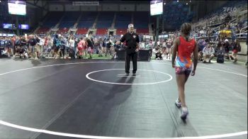 100 lbs Cons 8 #1 - Joslyn Johnson, Florida vs Mia Galindo, Virginia