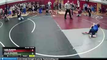 62-66 lbs Round 3 - Jude Bleeker, Junior Gales WC vs Kaleb Baldwin, Moapa Valley Wrestling Club