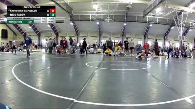 157 A Champ. Round 2 - Nico Taddy, West Liberty vs Christian Scheller, Gannon University