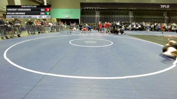 157 lbs Round Of 128 - Vincent Cereghino, Douglas vs Dylan DeVries, La Mirada
