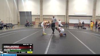 160 lbs Round 2 - Amirah Lencrerot, Glasgow Wrestling Academy vs Holden McCullough, Grindhouse