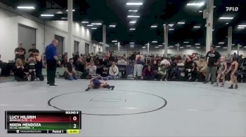 44 lbs Round 8 (10 Team) - Nixon Mendoza, So Cal Hammers vs Lucy Milgrim, Brawler Elite