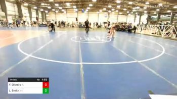 144 lbs Semifinal - Yasmine Oliveira, AL vs Loralei Smith, WV