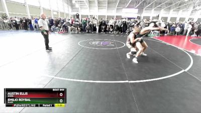 144 lbs Quarterfinal - Emilio Roybal, Slam vs Austin Ellis, Davis