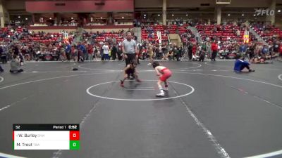 52 lbs Round 1 - William Burley, Greater Heights Wrestling vs Miles Trout, The Best Wrestler