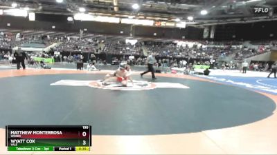 190 lbs Cons. Round 3 - Matthew Monterrosa, Weiser vs Wyatt Cox, Vale