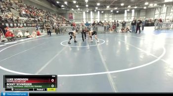 87 lbs Cons. Round 2 - Bodey Schweiger, Inland Northwest Wrestling Training Center vs Luke Sorensen, Salem Elite Mat Club