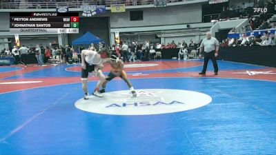 1A-4A 132 Quarterfinal - Peyton Andrews, Weaver vs Johnathan Santos, Alexandria HS