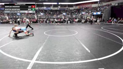 115 lbs Round Of 16 - Bentlee Diediker, East Kansas Eagles vs Boston Morford, Mercer County Wrestling Club