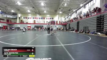 133 lbs Cons. Round 2 - Nate Knowlton, Mercyhurst vs Collin Creach, Newman