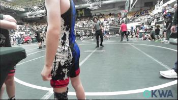 52 lbs Quarterfinal - Jackson Kreamer, Lone Grove Takedown Club vs Daxton Wise, Tecumseh Youth Wrestling