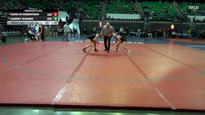 1-5A 132 Quarterfinal - Aubrey Bonner, Ashville vs Katelyn Robertson, Alexandria HS