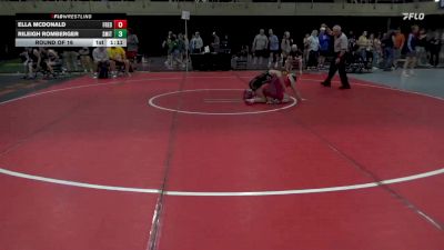 125 lbs Round Of 16 - Ella McDonald, Frederick vs Rileigh Romberger, Smithsburg