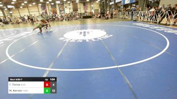 132 lbs Rr Rnd 1 - Tylin Thrine, Beast Nation Gold vs Mason Kernan, TNWC Silver Fox