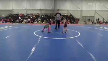 40 lbs Rr Rnd 4 - Carter Martinez, No Escape Wrestling Academy vs Kinsley Kothenbeutel, Funky Singlets