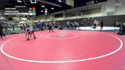108 lbs 3rd Place Match - Thomas Juarez, Southbay Hulks Wrestling Club vs Jaxon Tablit, Elite Force WC