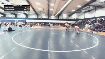 157 lbs Cons. Round 3 - Clay Gainer, Messiah vs Martin Turi, King`s College