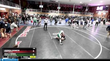 138 lbs Cons. Round 2 - Kros O`Brien, Lakeland High School vs Andrew Bonecki, North Central