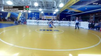 132 lbs Champ. Round 2 - Amado Bocalandro, Jensen Beach High School vs Jaxon Perry, Riverdale Wrestling Club