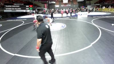 126 lbs Cons. Sub-semis - Samuel Navarro, Junior Panther Wrestling vs Logan Cooper