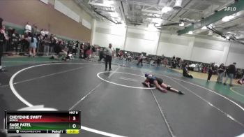 115 lbs Cons. Round 2 - Cheyenne Swift, Norco vs Sage Patel, Los Osos