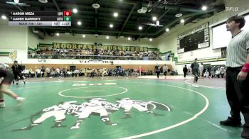 126 lbs 1st Place Match - Aaron Meza, Esperanza vs Caden Garriott, South Torrance