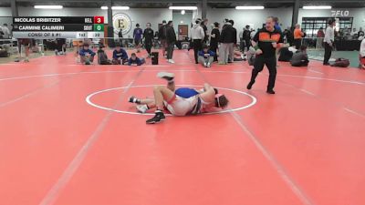 138 lbs Consi Of 8 #1 - Carmine Calimeri, Southwestern vs Nicolas Bribitzer, Kellenberg Memorial